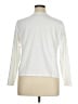 L.L.Bean 100% Supima Cotton Ivory Long Sleeve Blouse Size XL REG - photo 2