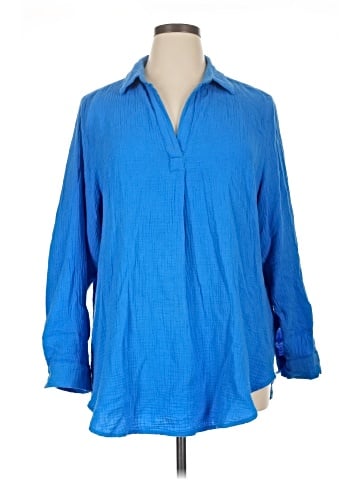 Jones New York Long Sleeve Blouse (view 1)