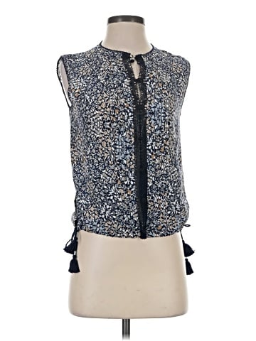 Tory Burch Sleeveless Silk Top (view 1)