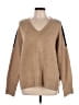 Vince Camuto Color Block Tan Pullover Sweater Size XL - photo 1