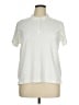 Lands' End Ivory Short Sleeve Blouse Size XL - photo 1