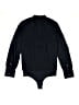 J.Crew Solid Black Bodysuit Size 4 (petite) - photo 2