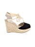 Wild Diva Color Block Ivory Wedges Size 6 - photo 1