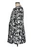 Kasper 100% Polyester Print Silver Coat Size 6 - photo 5