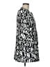 Kasper 100% Polyester Print Silver Coat Size 6 - photo 4