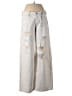 Forever 21 100% Cotton Hearts Silver Ivory Jeans Size 26 waist - photo 1