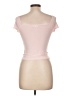 RSQ Pink Short Sleeve Top Size L - photo 2