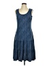 North Style Blue Casual Dress Size M - photo 1