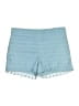Ann Taylor LOFT Paisley Blue Shorts Size 4 - photo 1