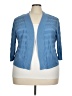 Faded Glory 100% Acrylic Blue Cardigan Size 3X - photo 1