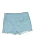 Ann Taylor LOFT Paisley Blue Shorts Size 4 - photo 2