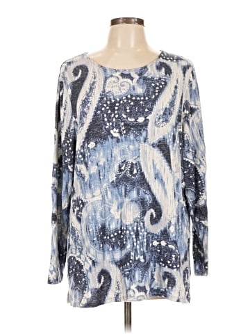 Weekends by Chico's Long Sleeve T-Shirt (view 1)