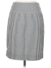 J.Crew 100% Cotton Stripes Silver Casual Skirt Size 2 - photo 1