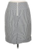 J.Crew 100% Cotton Stripes Silver Casual Skirt Size 2 - photo 2
