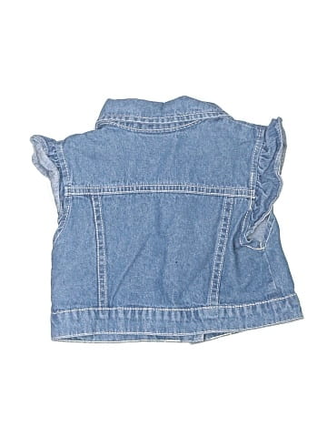 Little Lass Denim Vest (view 2)