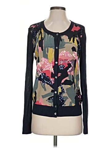 DKNY Silk Cardigan (view 1)