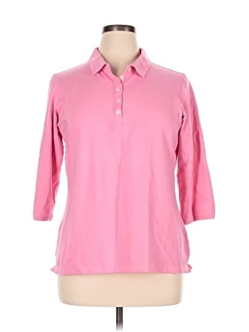 L.L.Bean 3/4 Sleeve Button-Down Shirt (view 1)