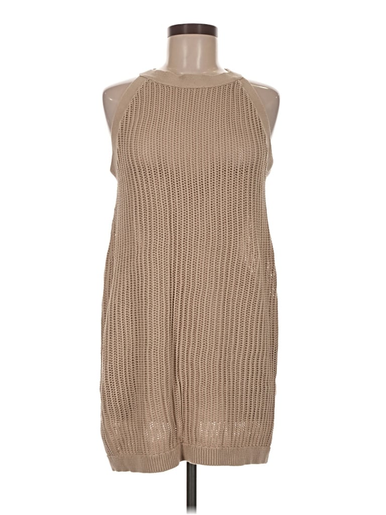 Pre-owned Summersalt Casual Dress In Tan