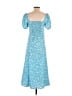Shein 100% Polyester Blue Casual Dress Size S - photo 2