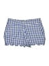 Crown & Ivy Checkered-gingham Blue Shorts Size 2 - photo 1