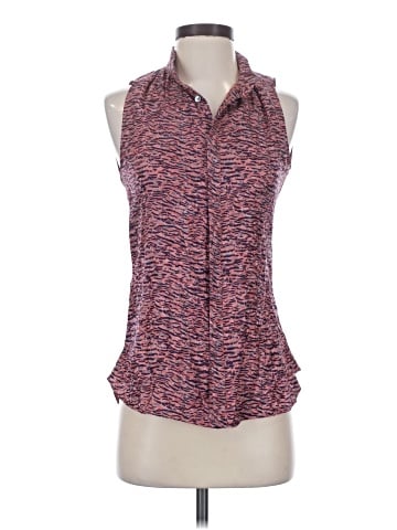 Elizabeth and James Sleeveless Button-Down Shirt (view 1)
