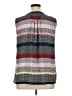 Talbots Stripes Gray Sleeveless Blouse Size XL Petite - photo 2