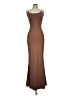 Assorted Brands Solid Brown Casual Dress Size L - photo 1