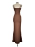 Assorted Brands Solid Brown Casual Dress Size L - photo 2