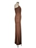 Assorted Brands Solid Brown Casual Dress Size L - photo 4