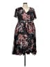 Torrid Floral Black Cocktail Dress Size 3X Plus (3) - photo 1
