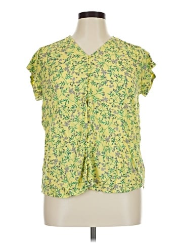 Liz Claiborne Short Sleeve Blouse (view 1)