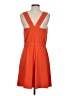 Athleta Solid Orange Casual Dress Size S - photo 2