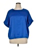 Vero Moda Blue Short Sleeve Blouse Size XL - photo 1