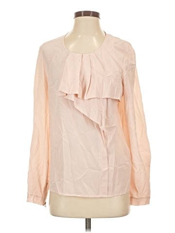 3.1 Phillip Lim Long Sleeve Silk Top (view 1)