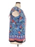 Alyx 100% Polyester Blue Sleeveless Blouse Size XL - photo 4