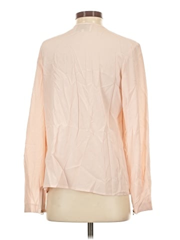 3.1 Phillip Lim Long Sleeve Silk Top (view 2)