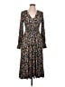 Boden Paisley Brown Casual Dress Size 6 (petite) - photo 1