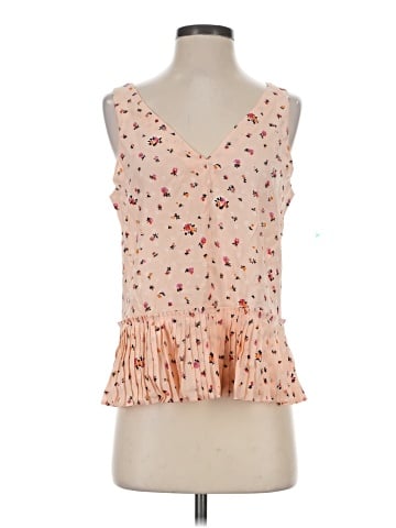 Rebecca Taylor Sleeveless Silk Top (view 1)
