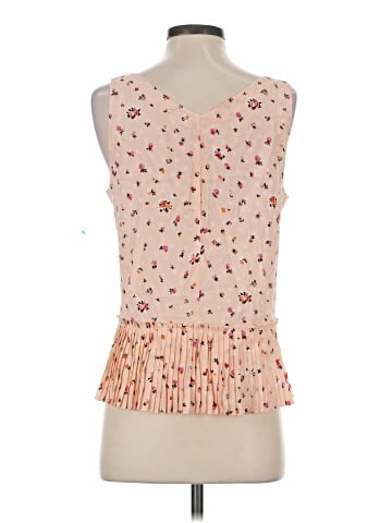 Rebecca Taylor Sleeveless Silk Top (view 2)