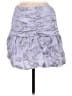Express 100% Polyester Paisley Purple Casual Skirt Size 8 - photo 2