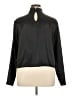 Express 100% Polyester Black Long Sleeve Blouse Size XL - photo 2