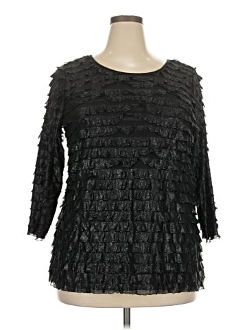 Notations 3/4 Sleeve Blouse (view 1)