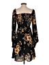 Xhilaration Floral Black Casual Dress Size S - photo 2