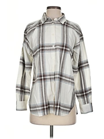 Ann Taylor LOFT Long Sleeve Button-Down Shirt (view 1)