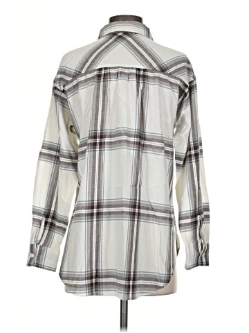 Ann Taylor LOFT Long Sleeve Button-Down Shirt (view 2)
