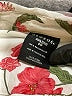 George 100% Rayon Floral Ivory 3/4 Sleeve Blouse Size 20 - photo 7