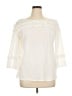 Talbots Ivory 3/4 Sleeve Blouse Size XL - photo 1