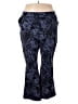 Torrid Animal Print Blue Active Pants Size 5X Plus (6) - photo 1
