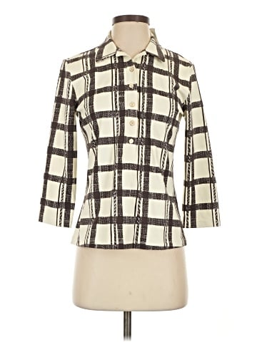 J. McLaughlin 3/4 Sleeve Button-Down Shirt (view 1)