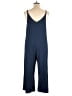 Eberjey Solid Blue Jumpsuit Size XL - photo 2
